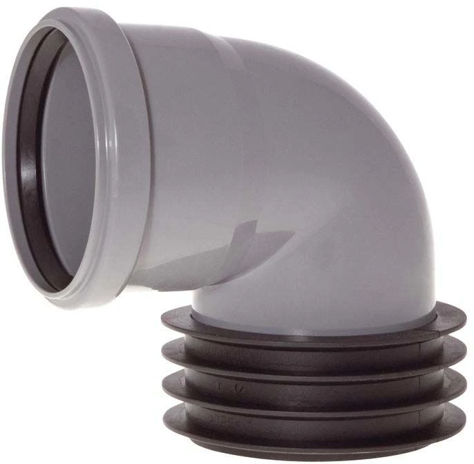 Airfit Winkel-Steckmuffe 112110WS DN 110 X 110, Grau 1 Airfit Winkel-Steckmuffe 112110WS DN 110 X 110, Grau