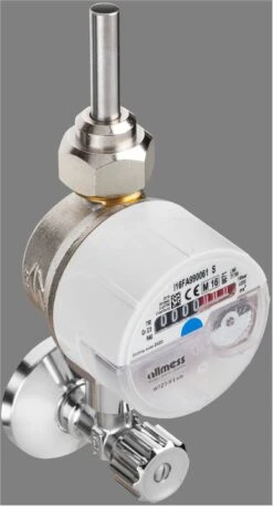 Allmess Waschtischwasserzähler 1201212206 WTZ 3-V-W+m, Q3 2,5, DN 15, 82mm, 3/8"