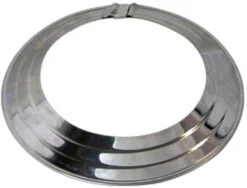 Bertrams Alu Rosette 14RO90-110 Ø 90-110 Mm, Verstellbar, Mit Klammer, Edelstahl