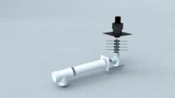 Bertrams Polyline LAS Standardbausatz 1 41STB80-1 DN 80/125, Schachtmontage, Mündung PE