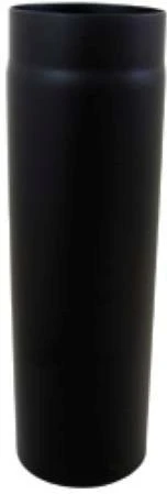 Bertrams ST-Pu Rauchrohr 08RL500-150L 500 Mm, Ø 150 Mm, Pulverbeschichtet, Schwarz