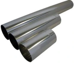 Bertrams VLE-Plus Rohrelement 19RL250-130 250mm, Ø 130mmx0,6mm, Edelstahl V4A