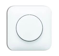 Universal Busch Jaeger Abdeckplatte Drehdimmer 2115 J-212 Alpinweiss Busch Reflex SI Mit Glimmlampe