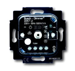 Universal Busch Jaeger Dimmer Einsatz 20-500W 3TE 2247 U 20-500W 2247 U