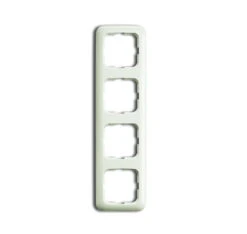 Universal Busch Jaeger Duro 2000 SI 2514-212 Rahmen 4Fach Weiß Ral 1013 Horizontal Und Vertikal IP 20