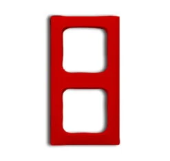 Universal Busch Jaeger Rahmen Reflex SI 2512-217K-102 Rot IP 20 Für Geräteeinbaukanal 2fach