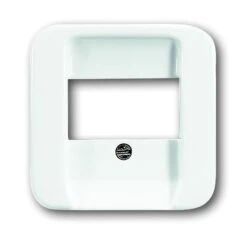 Universal Busch Jaeger Zentralscheibe TAE-Einsatz 2539-214 Alpinweiss Busch Reflex SI Telefon / Lautsprecher