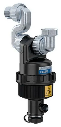 Caleffi Dirtmagslim Schlammabscheider 545205 Anlagenseite 3/4" AGxKesselseite 3/4" IG, Technopolymer-Gehäuse, Mit Magnet, Nicht Linear