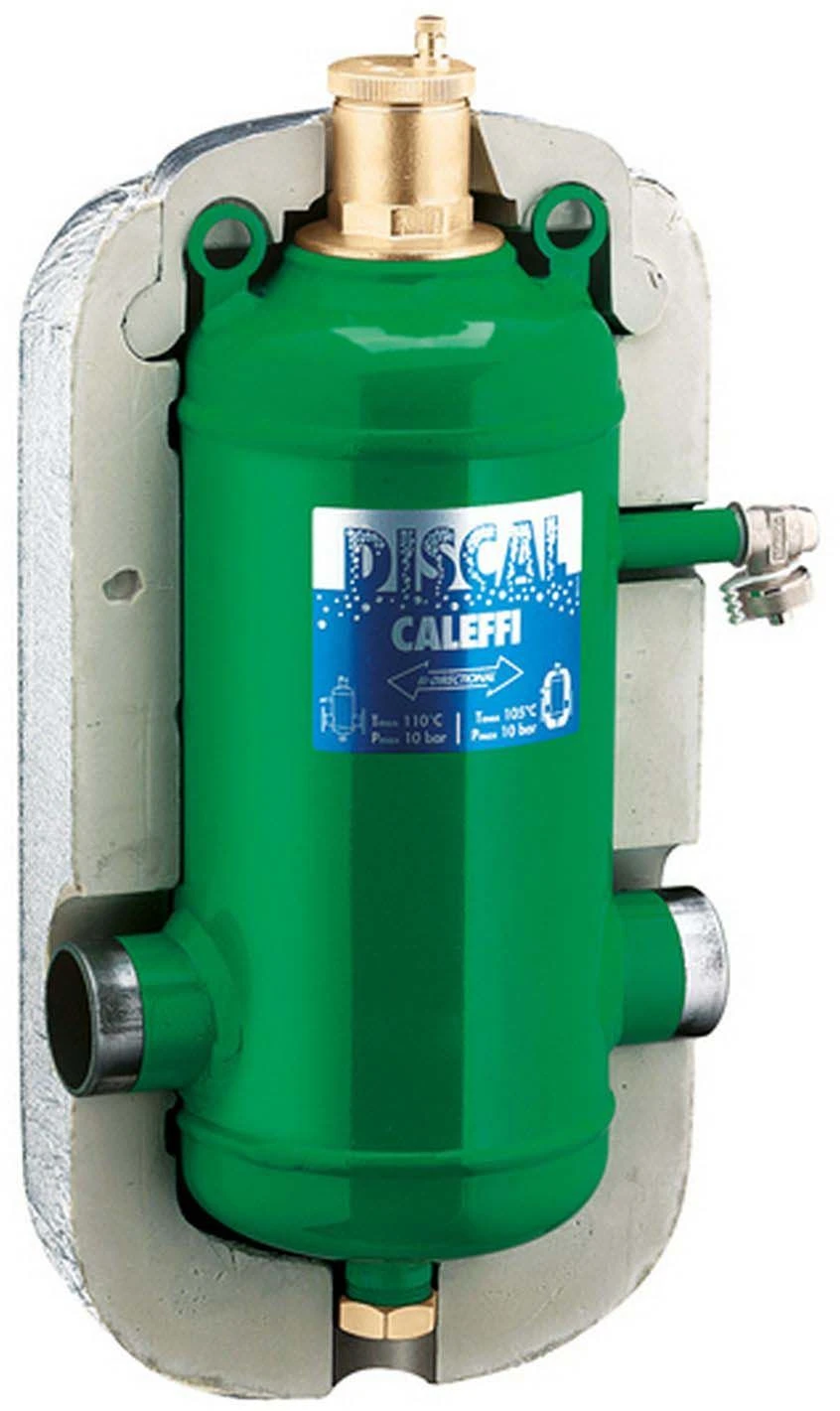 Caleffi Discal Mikroblasenabscheider 551103 DN 100, Stahl-Gehäuse, Schweißanschlüsse, Mit Isolierung 1 Caleffi Discal Mikroblasenabscheider 551103 DN 100, Stahl-Gehäuse, Schweißanschlüsse, Mit Isolierung