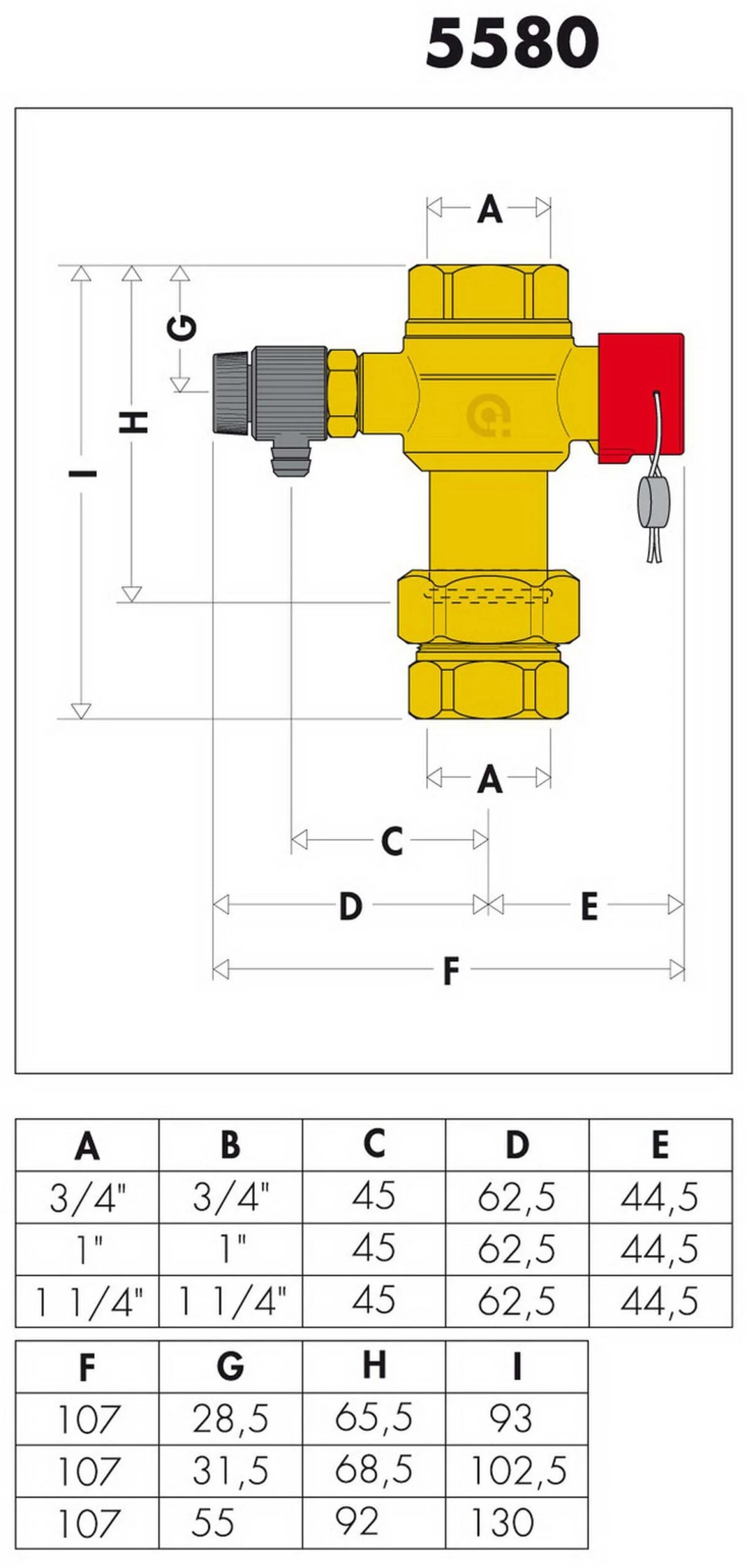 Caleffi Kappenventil 558070 1 1/4", Mit Entleerung, Für Ausdehnungsgefäße 2 Caleffi Kappenventil 558070 1 1/4", Mit Entleerung, Für Ausdehnungsgefäße – Bild 2