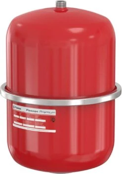 Flamco Flexcon Druckausdehnungsgefäß 16964 80 L, 6 Bar, R 1, Vordruck 2,5 Bar, Rot
