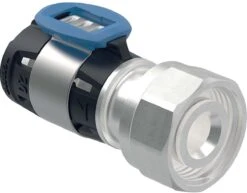 Geberit FlowFit Anschluss 619260221 Ø 16 Mm X G 3/4, 61 Mm, Für Eurokonus, Mit Überwurfmutter