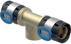 Geberit FlowFit T-Stück 620157001 DN 20/15/15, Ø 25/20 Mm, Rp 1/2, Mit Innengewinde