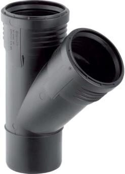 Geberit Silent PP Abzweig 390030141 DN 30/30, 45Grad, Schalloptimiert