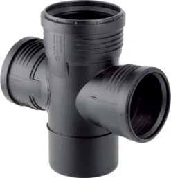 Geberit Silent PP Abzweig 390665141 DN 125/110/110, 87,5Grad, 2-fach