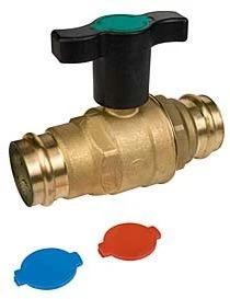 Giacomini Kugelhahn 28mm R851VY Mit Pressanschluss Und Flügelgriff