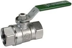 Giacomini Kugelhahn 3/8" R250W Schwermodel Mit Hebelgriff, Messing Chrom