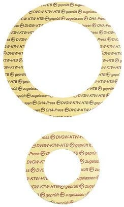 HAAS OHA-Press Flanschdichtung 8908 DN 100, PN 6, 100x148mm, Nach DIN 2631