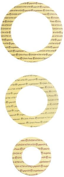 HAAS OHA-Press Flanschdichtung 8930 DN 150, PN 10, 150x212mm, Nach DIN 2632