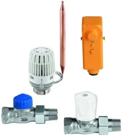 Heimeier Fußboden-Regelset 2 969002000 Mit Verdeckter Temperatureinstellung Bis 85qm