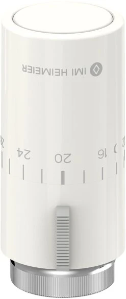 Heimeier Thermostat-Kopf 7550-00.500 Sollwert 0-28 GradC, Skalenhaube Weiß RAL 9016