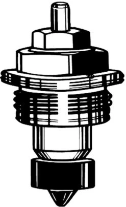 Heimeier Thermostat-Umrüst-Ersatz-Oberteil 4101-03.300 DN 20, Für Mikrotherm-Regulierventile