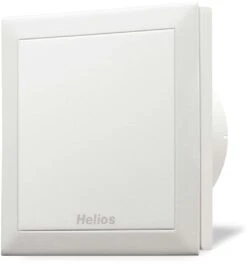 Helios Minilüfter 06172 M1/100 N/C, Nachlauf, Kunststoff, Weiß