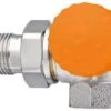 IMI Heimeier Eclipse Thermostatventil 393402000 Winkeleck Rechts 1/2", Rotguss Vernickelt