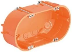 Universal Kaiser Geräte-Verbindungsdose 47 Mm Hoch 9062-02 Als Hohlwand Doppeldose