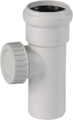 Ostendorf SKOLAN Safe SKOLANsafe-Reinigungsrohr 332600 DN/OD 58, Rund, Mit Verschluss