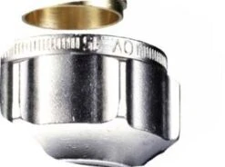 Oventrop Ofix CEP Klemmringverschraubung 1016840 10mm, 2-fach, Für G 3/4 AG, ÜM Vernickelt