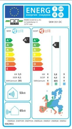 Remko Raumklima Wandgerät SKW 351 DC 1648351 Split-Ausführung, 3,5kW, Klimaanlage -Werkzeug Angebote Remko Raumklima Wandgeraet SKW 351 DC 1648351 Split Ausfuehrung 35kW Klimaanlage 3