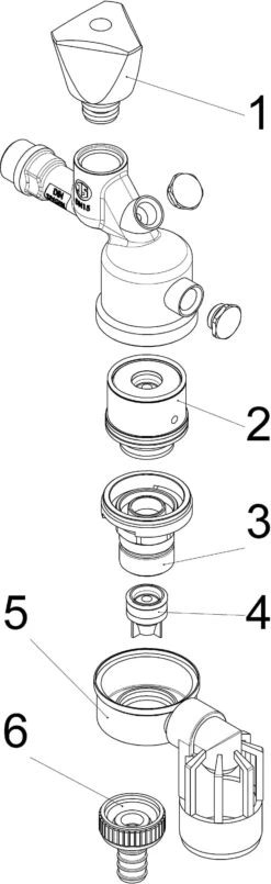 Schlösser Auslaufventil 0082601550001 DN 15, 1/2", Matt Verchromt, Mit Systemtrenner -Werkzeug Angebote Schloesser Auslaufventil 0082601550001 DN 15 1 2 matt verchromt mit Systemtrenner 2