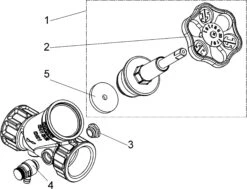 Schlösser Freistromventil 0015103200001 DN 32, G 1 1/4, Mit Entleerung, Steigende Spindel -Werkzeug Angebote Schloesser Freistromventil 0015103200001 DN 32 G 1 1 4 mit Entleerung steigende Spindel 2