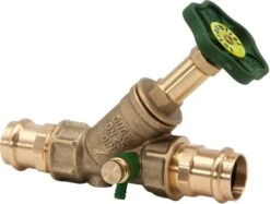 Schlösser Freistromventil 0015382800001 DN 25, 28mm, IG, Mit Entleerung, Nichtsteigende Spindel