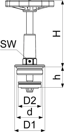 Schlösser Freistromventil-Oberteil 0018163200001 DN 32, G 1 1/4, Messing, Steigende Spindel -Werkzeug Angebote Schloesser Freistromventil Oberteil 0018163200001 DN 32 G 1 1 4 Messing steigende Spindel 1