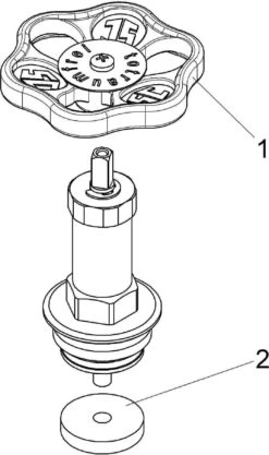 Schlösser Freistromventil-Oberteil 0018182000001 DN 20, G 3/4, Messing, Nichtsteigende Spindel -Werkzeug Angebote Schloesser Freistromventil Oberteil 0018182000001 DN 20 G 3 4 Messing nichtsteigende Spindel 2