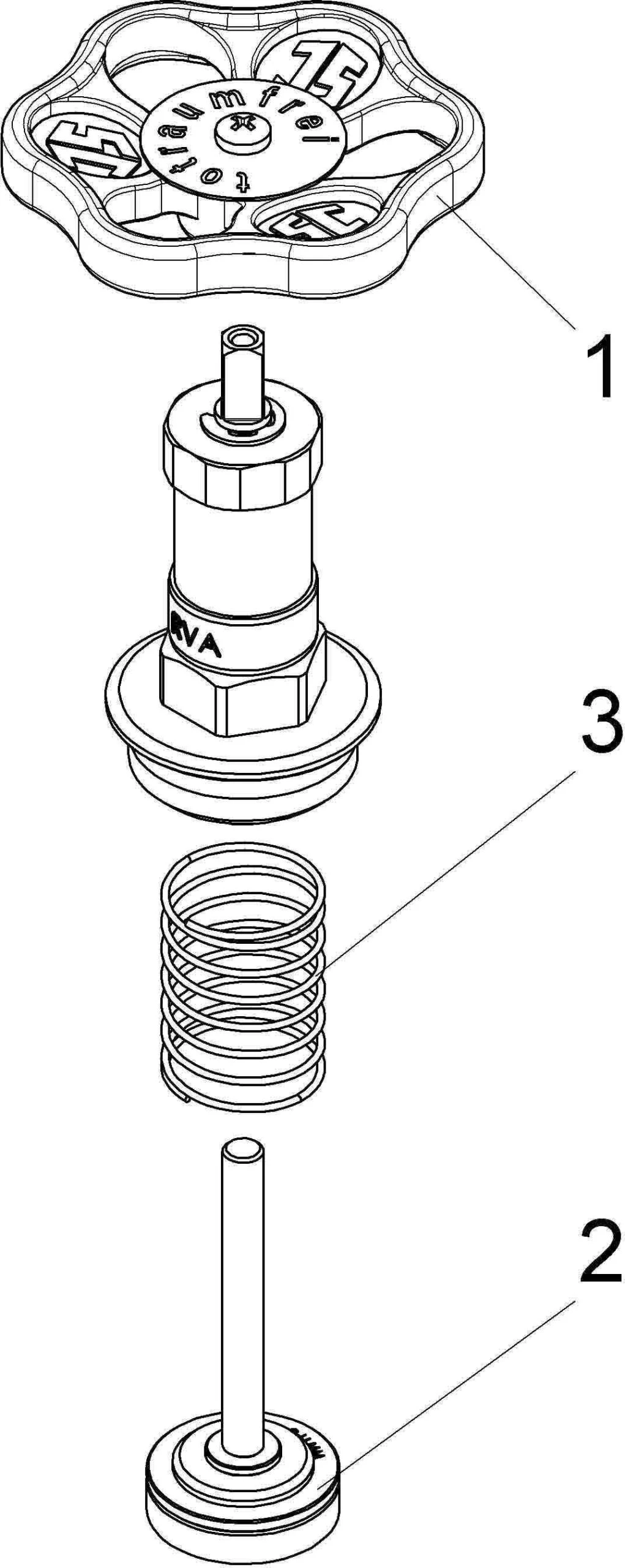 Schlösser KFR-Ventil-Oberteil 0018213200001 DN 32, G 1 1/4, Messing, Nichtsteigende Spindel 3 Schlösser KFR-Ventil-Oberteil 0018213200001 DN 32, G 1 1/4, Messing, Nichtsteigende Spindel – Bild 3
