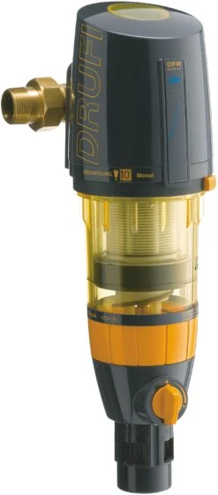 Syr Drufi DFR Rückspülfilter 231500080 Mit Druckminderer, Manometer Und Ablauftrichter