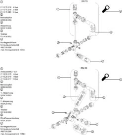 Syr - Sasserath Sicherheitsgruppe 0024.20.011 DN 20, 10 Bar, R 1, Rohgelb -Werkzeug Angebote Syr Sasserath Sicherheitsgruppe 0024.20.011 DN 20 10 bar R 1 rohgelb 2