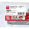 TOX Montagesatz System Trix 04510142 10x80, TRI-Dübel 12/71