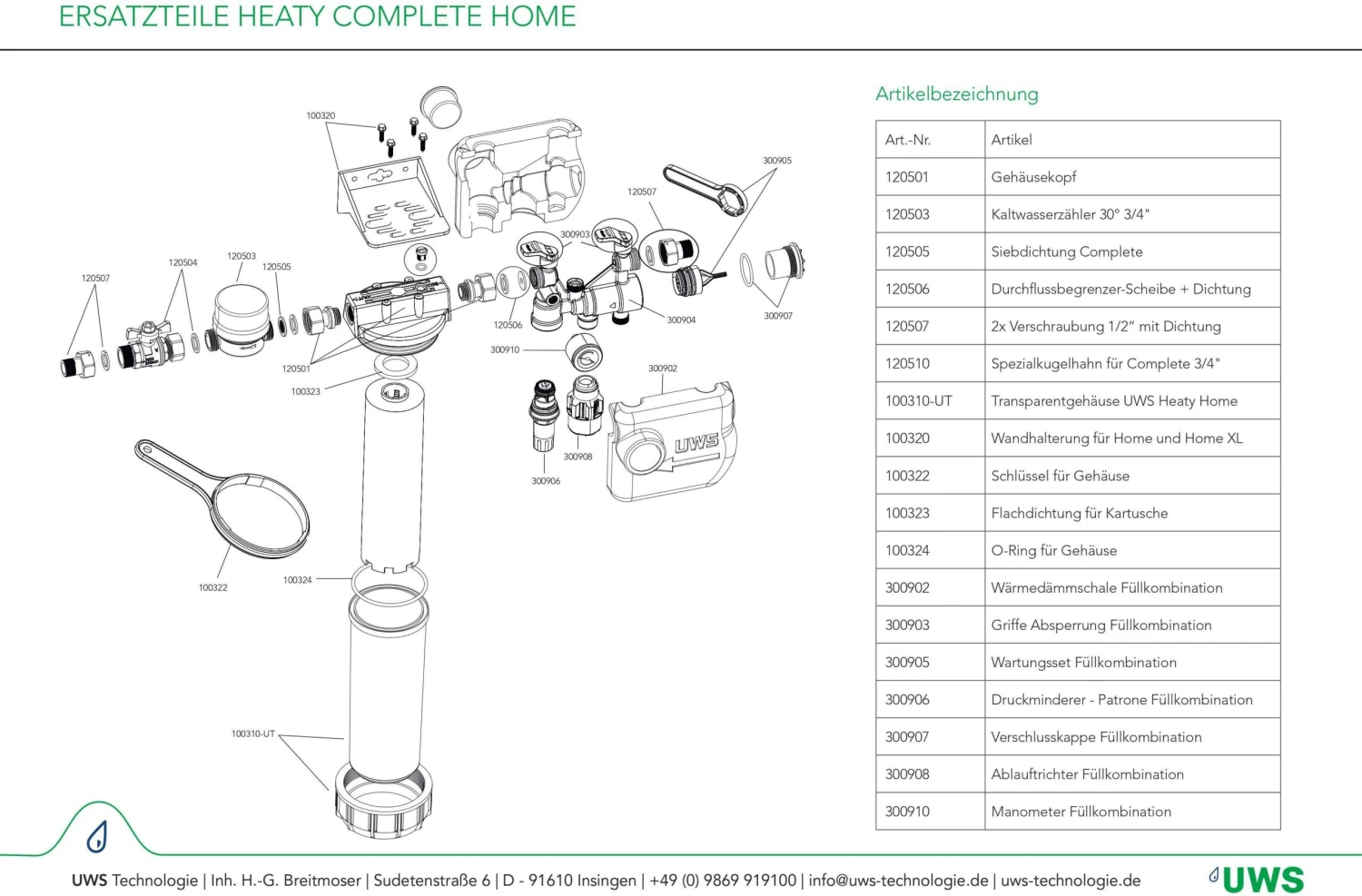 UWS Heaty Nachspeiseeinheit 100330 Max. Füllleistung 60 L/h 3 UWS Heaty Nachspeiseeinheit 100330 Max. Füllleistung 60 L/h – Bild 3