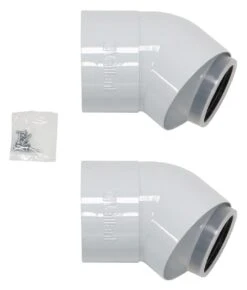 Vaillant Bogen 45 Grad Ø 80/125 Mm 303211 Konzentrisch, 2 Stück