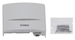 Vaillant Funkuhrempfänger 009535 85x105x40 Mm, Mit Integriertem Außenfühler, Grau