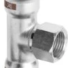 Viega Temponox T-Stück 810887 22 X Rp 1/2 X 22 Mm, Stahl, Nicht Rostend, Rp-Gewinde, SC-Contur