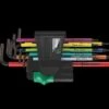 Wera Winkelschlüsselsatz 05024335001 967/9 TX BO Multicolour BlackLaser, 9-teilig