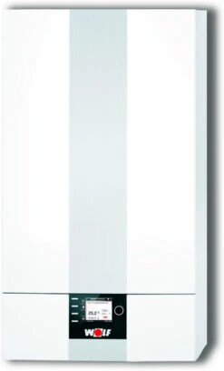 Wolf CGB Gasbrennwert-Heiztherme 8615710 2-55, Erdgas E, Mit Hocheffizienzpumpe